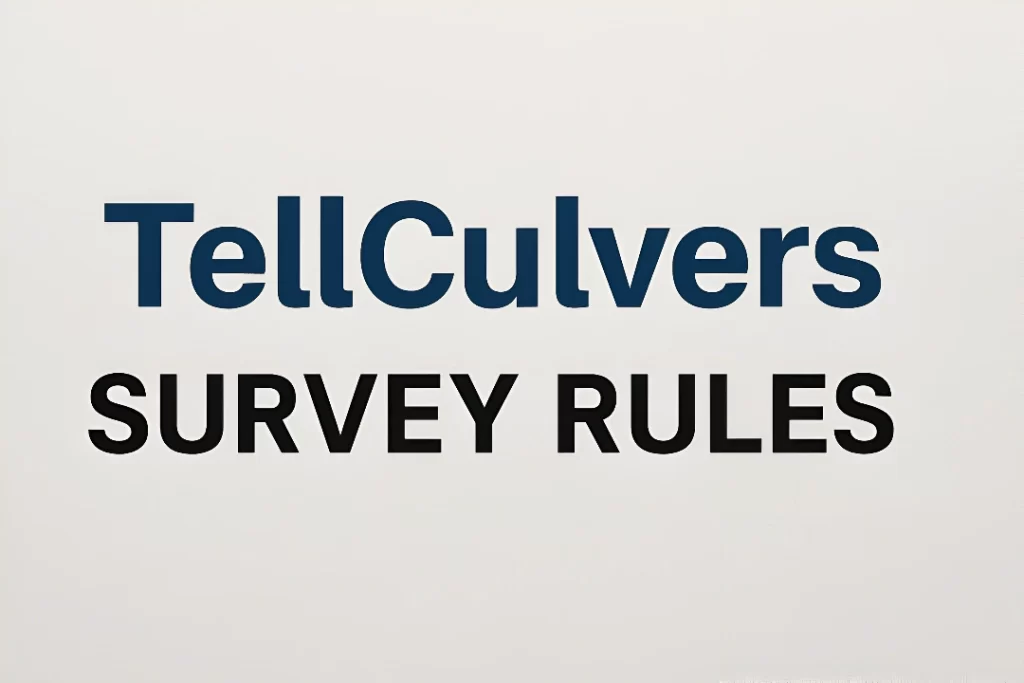 TellCulvers Survey Rules